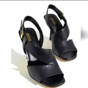 Michael Kors Cleop Open Toe Sandal Heel Size 7